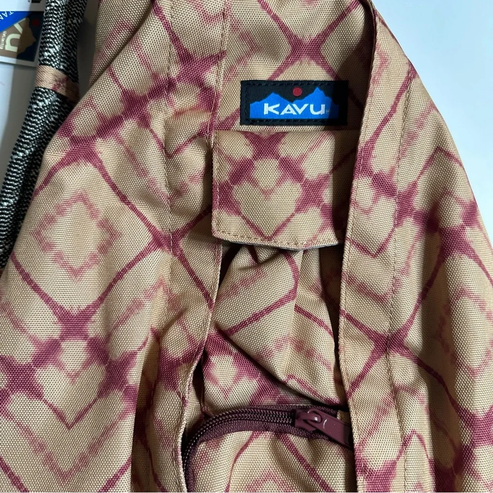 KAVU Rope Sling Bag Meadow Dye Backpack Travel Hiking New
